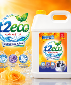 Nước Giặt Xả T2Eco Hương Hoa Nắng 10kg